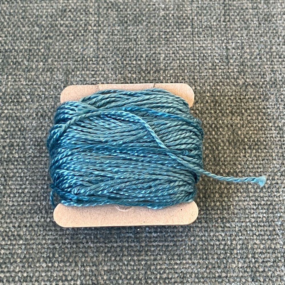 Blue Needlepoint Thread Yarn